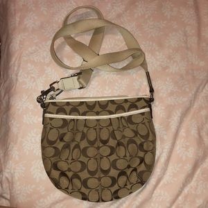 Coach monogram crossbody used good condition